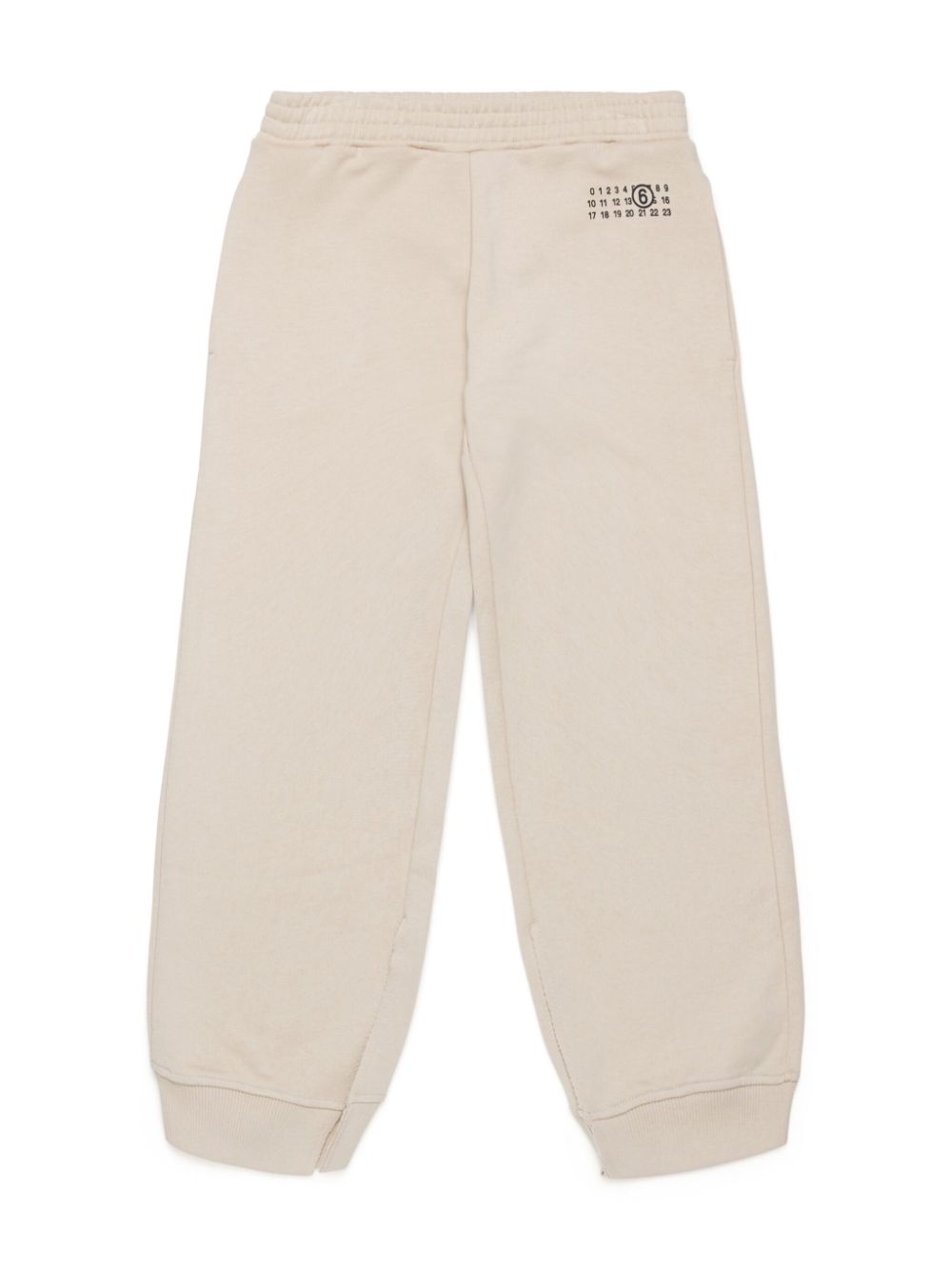 Logo-print cotton track pants - Neutrals