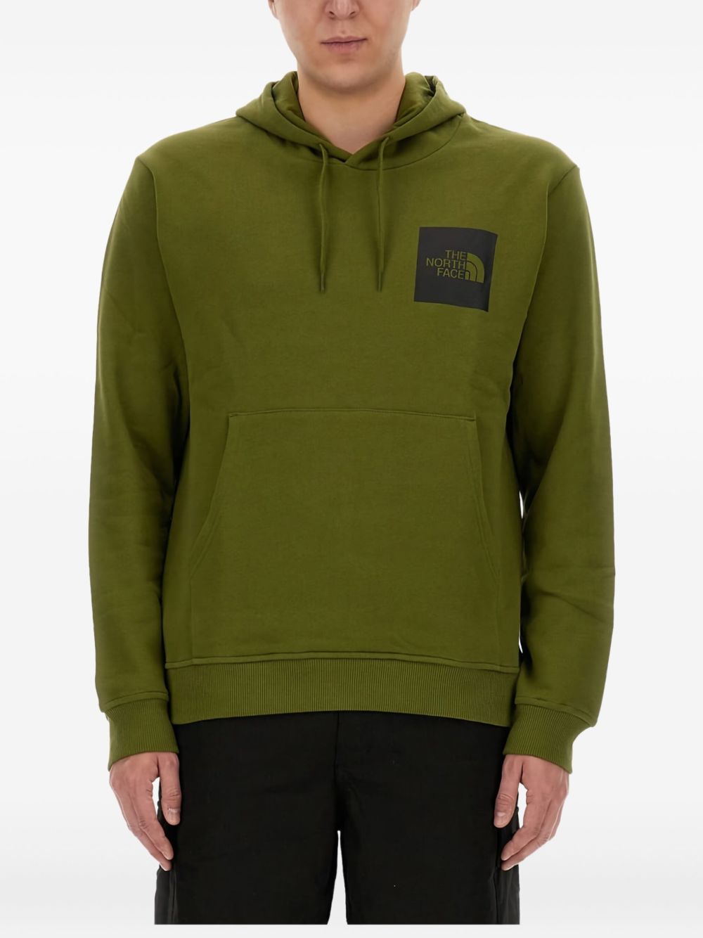 Box-logo hoodie - Green