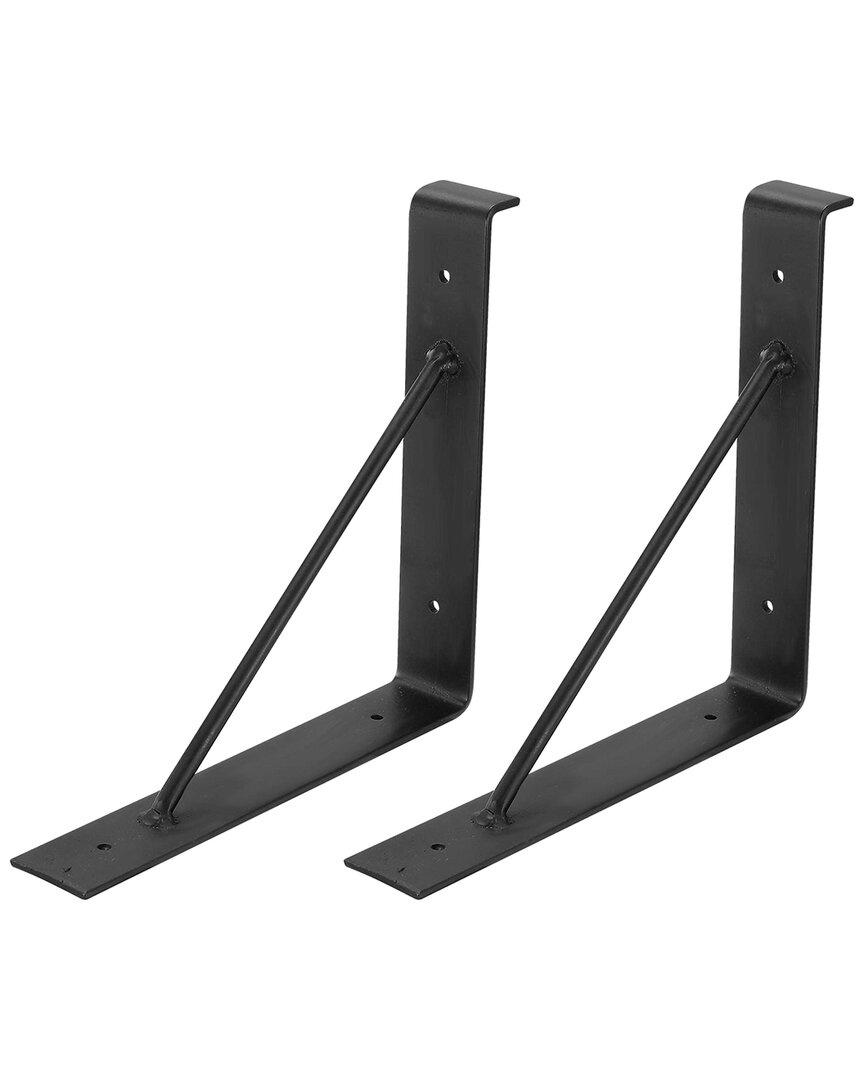 2 Pack Wall Mounted Shelf Brackets