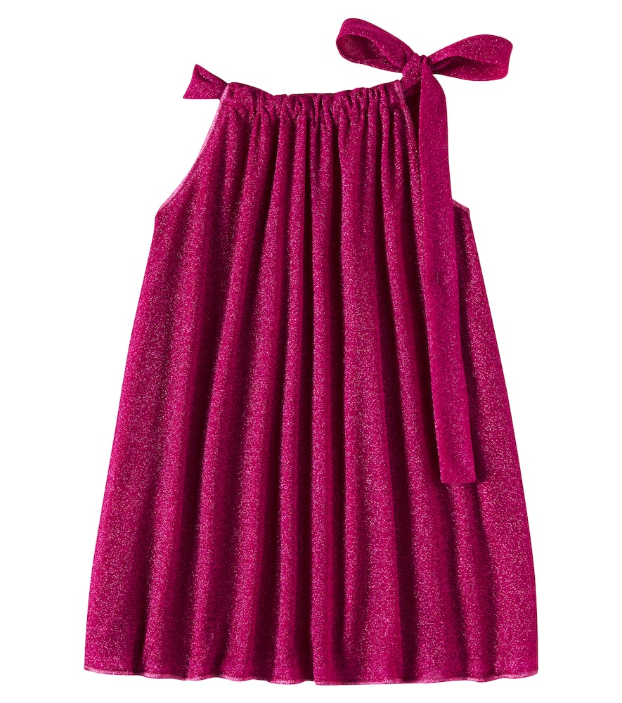 Oséree Kids Lumière lamé dress