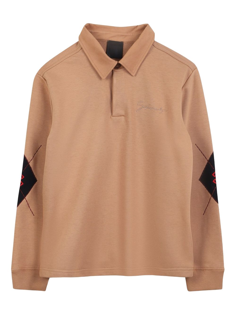 Embroidered polo shirt - Neutrals