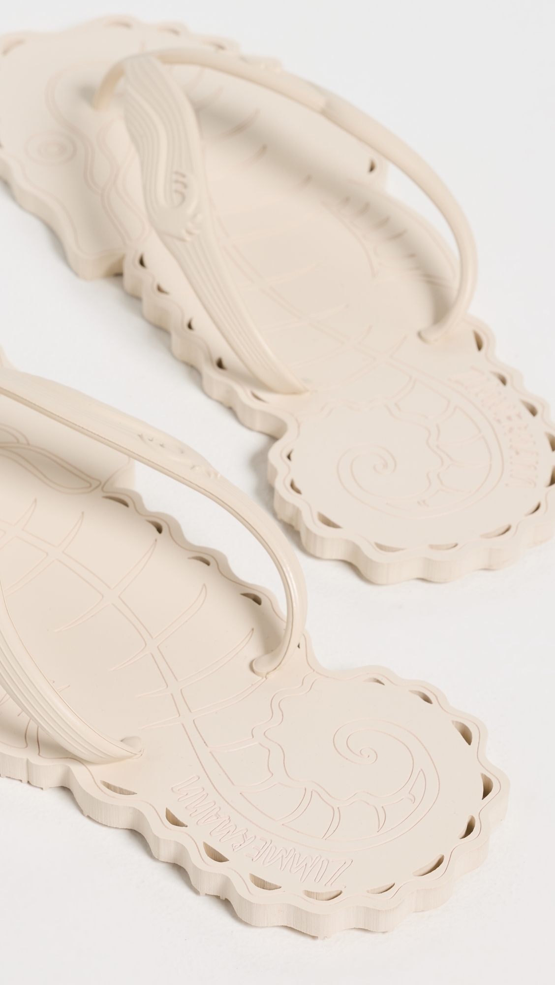 Seafoam Thong Sandals Milk