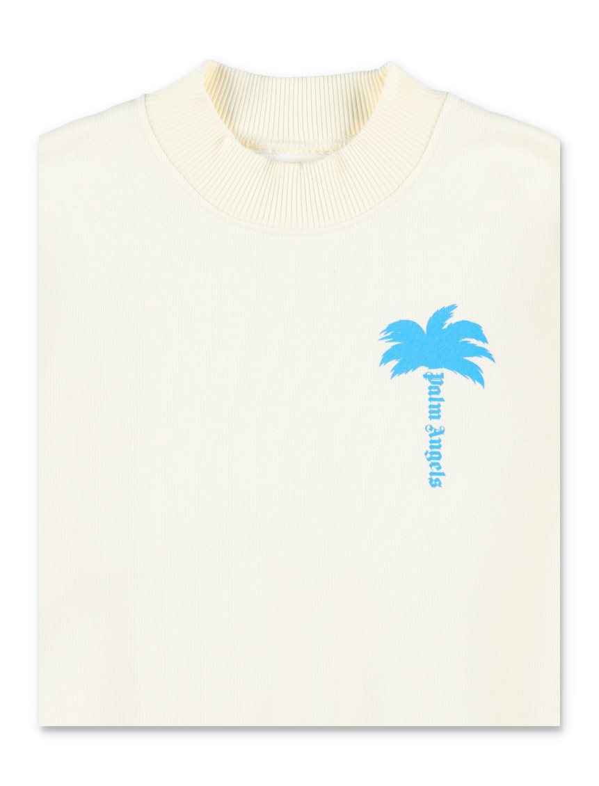 Boys White Logo Sweatshirt
