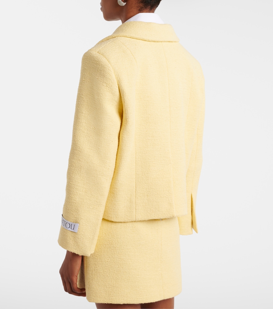 Cropped cotton jacket