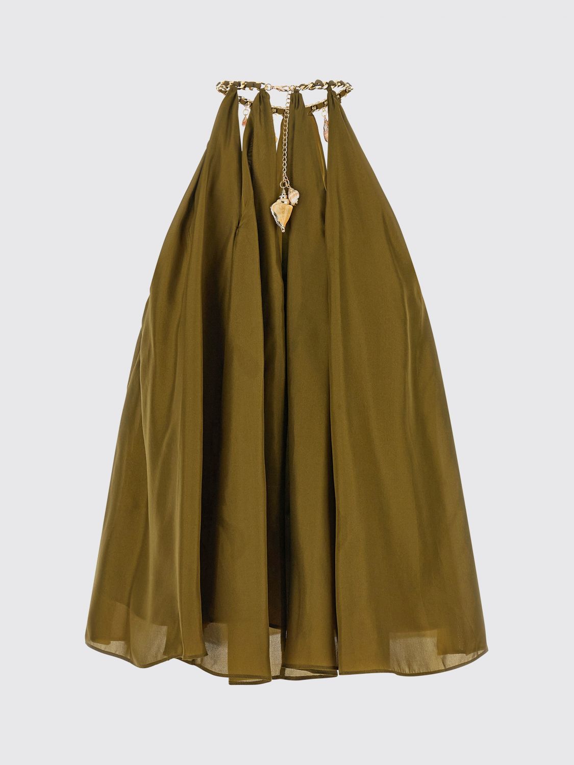 Top Woman color Green