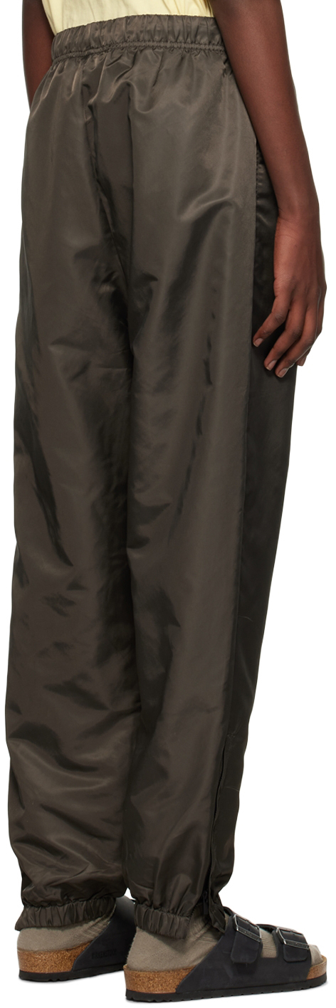 Gray Nylon Jogger Pants