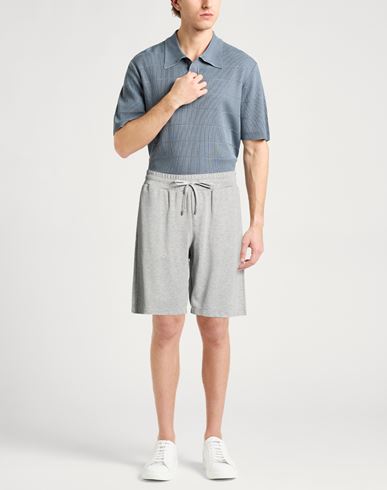 Man Shorts & Bermuda Shorts Grey Size M Viscose