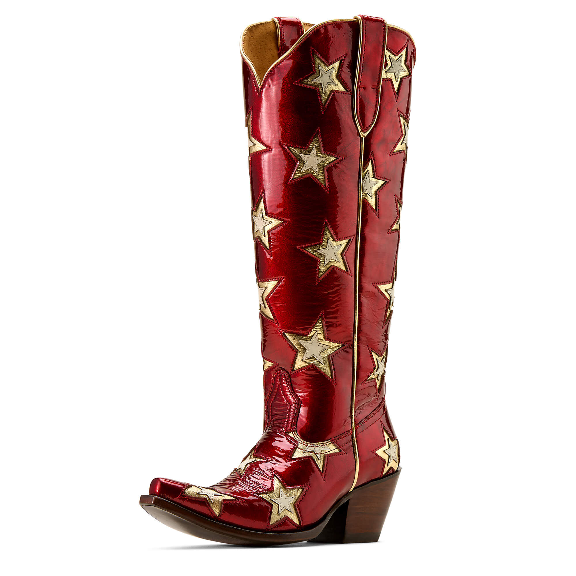 Women's Casanova Star X Toe Western Boots in Cherry Heat, B Medium Width, Size 3, by