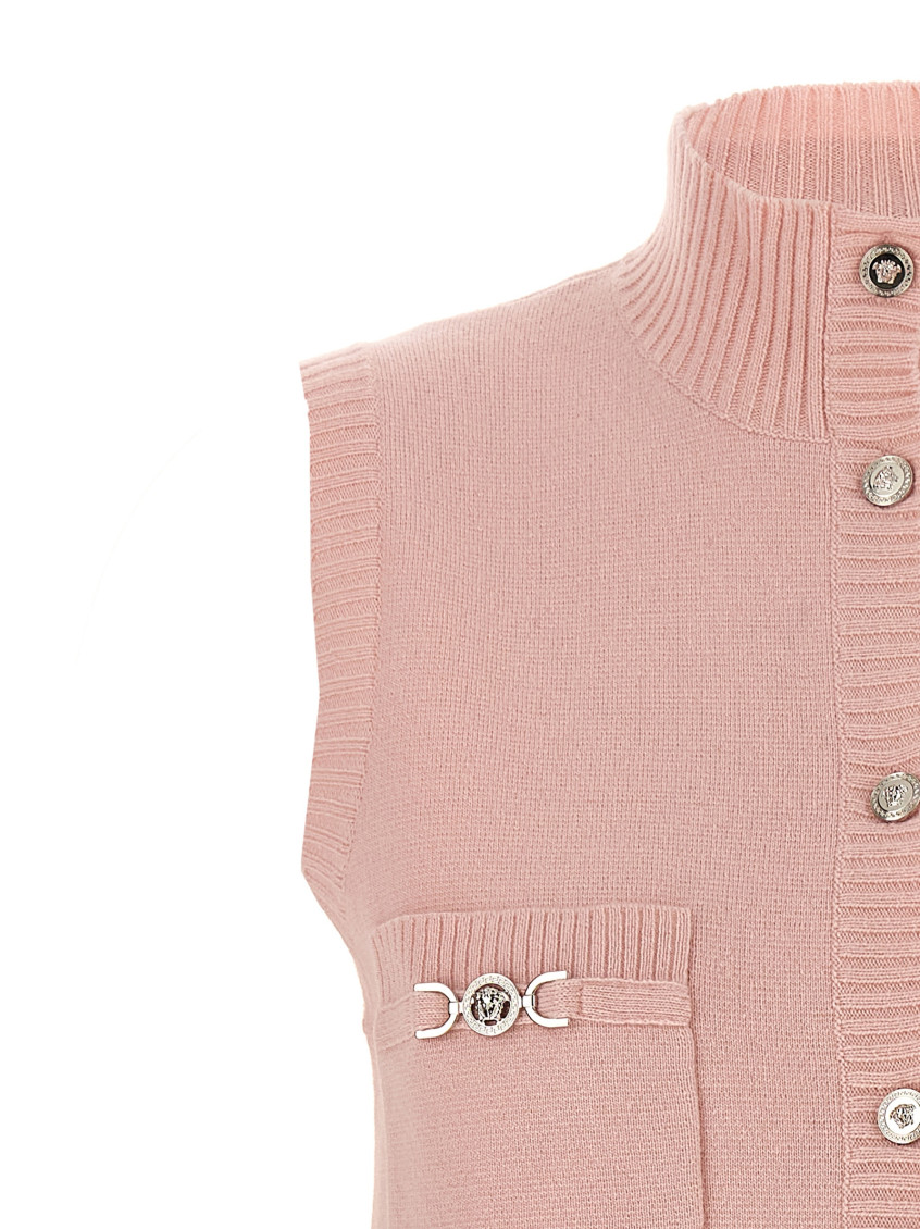 Pink Wool Blend Dress