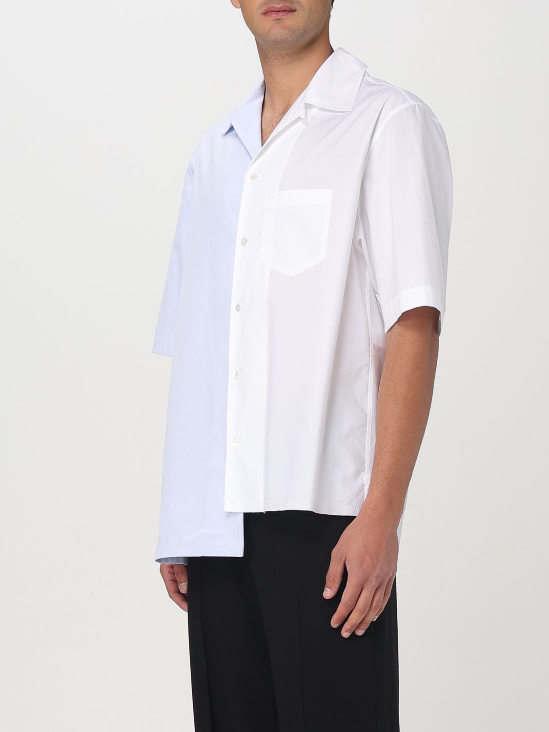 Two-tone shirt - White
