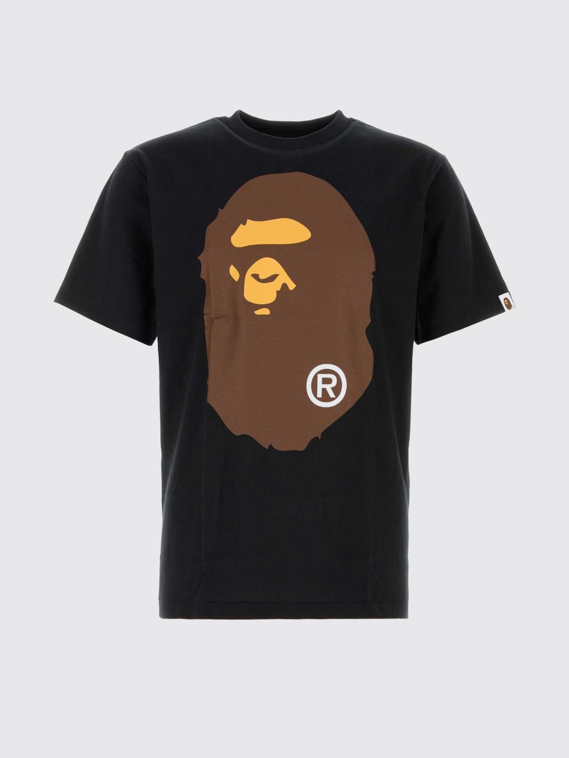 Cotton T-Shirt with Graphic Print and Dropped Shoulders