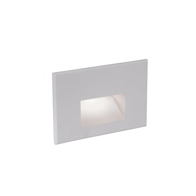 Anti-Microbial White on Aluminum LED Step and Wall Light from the Ledme Step And Wall Lights Collection