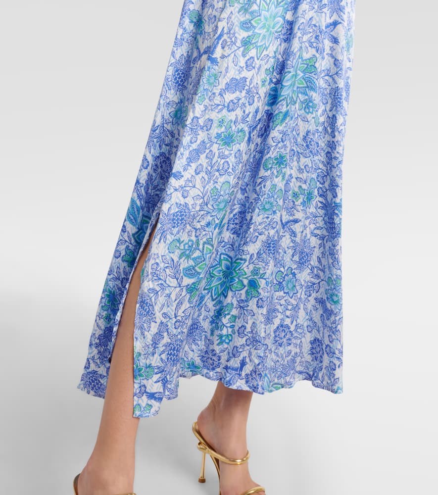 Printed midi dress