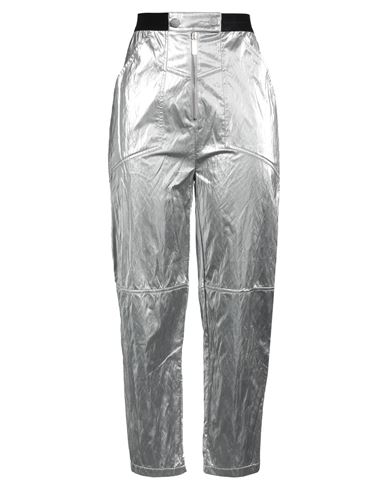 Woman Pants Silver Size 2 Viscose, Polyester, Cotton