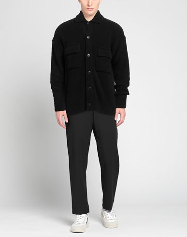 Man Shirt Black Size XL Polyacrylic, Polyamide, Wool, Viscose