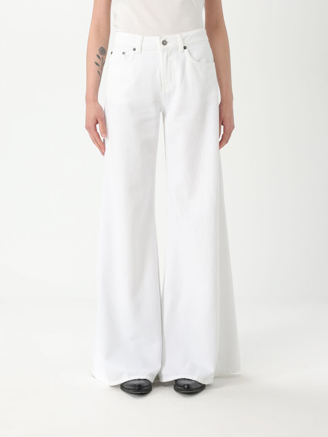 Jeans DONDUP Woman color White