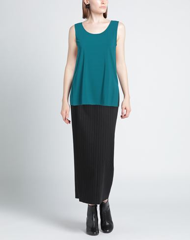 Woman Tank top Deep teal Size 4 Viscose, Elastane