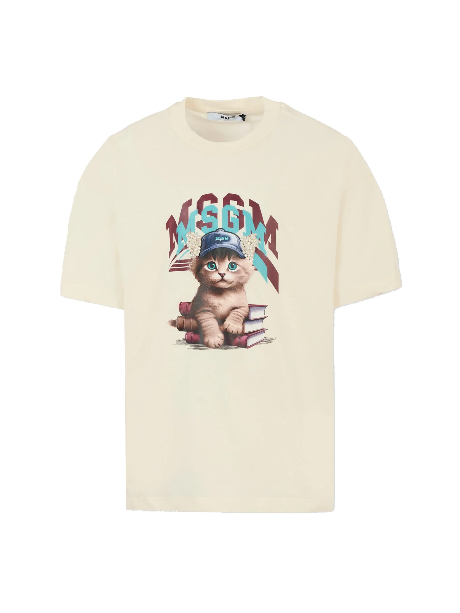"kitty" logo t-shirt