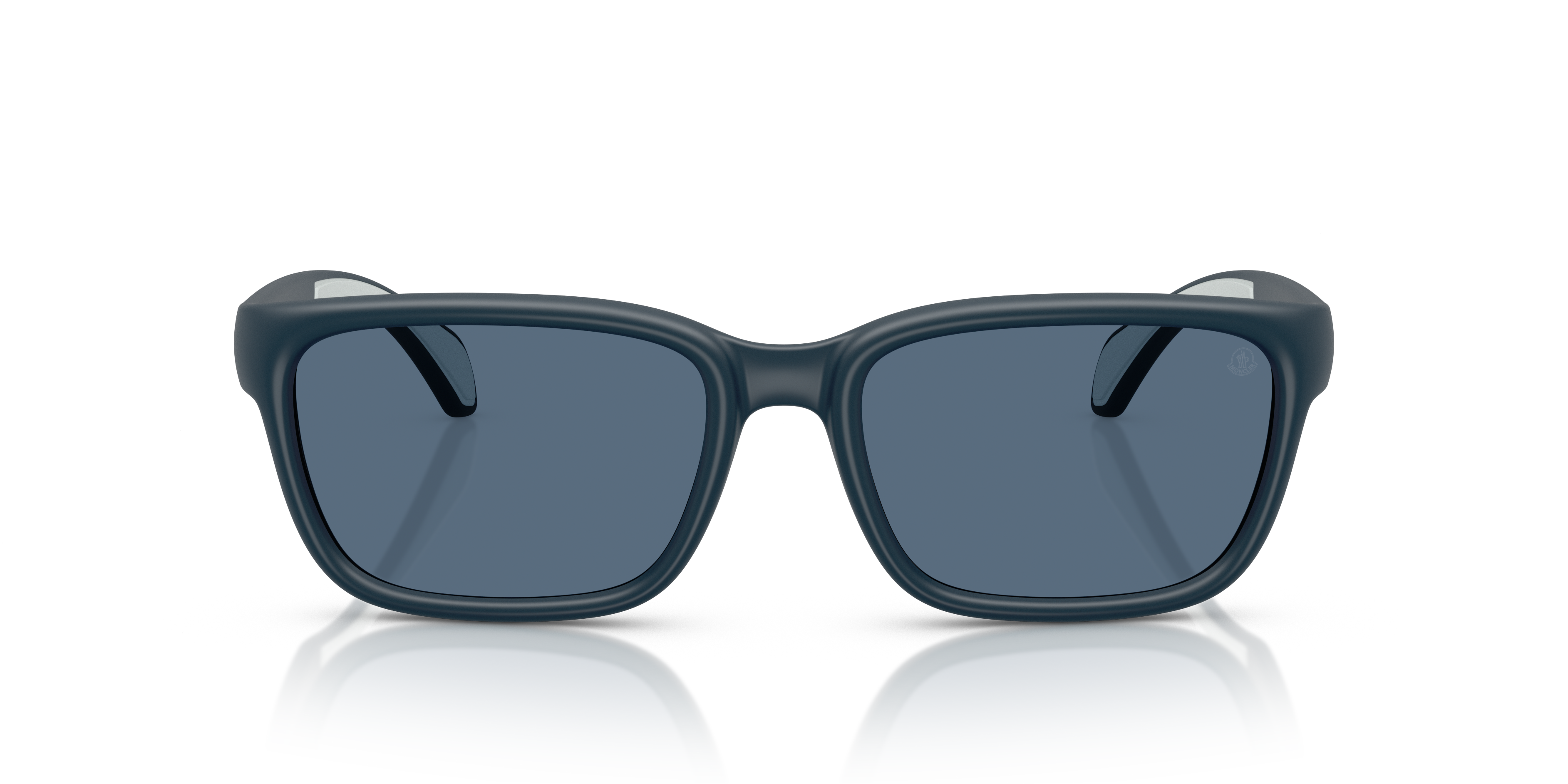 Moncler Unisex Moncler ME8002 SLICKA 500880 Gafas de sol Inyectado Azul Azul Pillow Norma