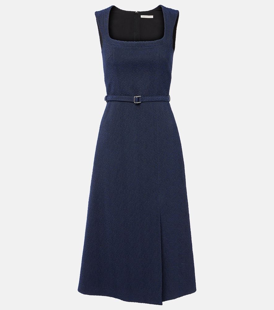 Pinah cotton-blend bouclé midi dress