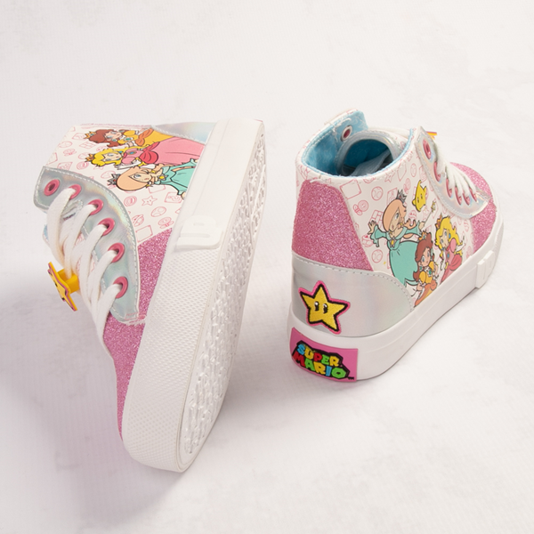 Ground Up Mario Princess Hi Sneaker - Little Kid / Big Kid - Light Pink / Multicolor