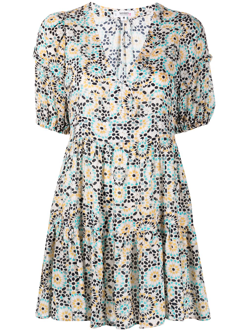 Telem graphic-print minidress - Multicolour