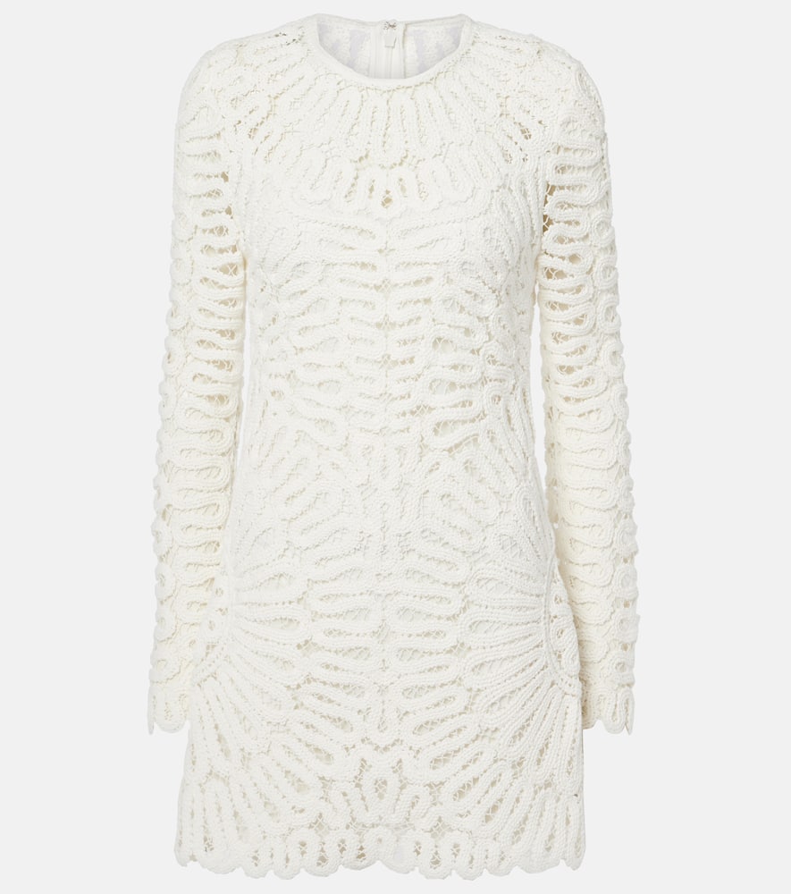 Mccall crochet cotton minidress