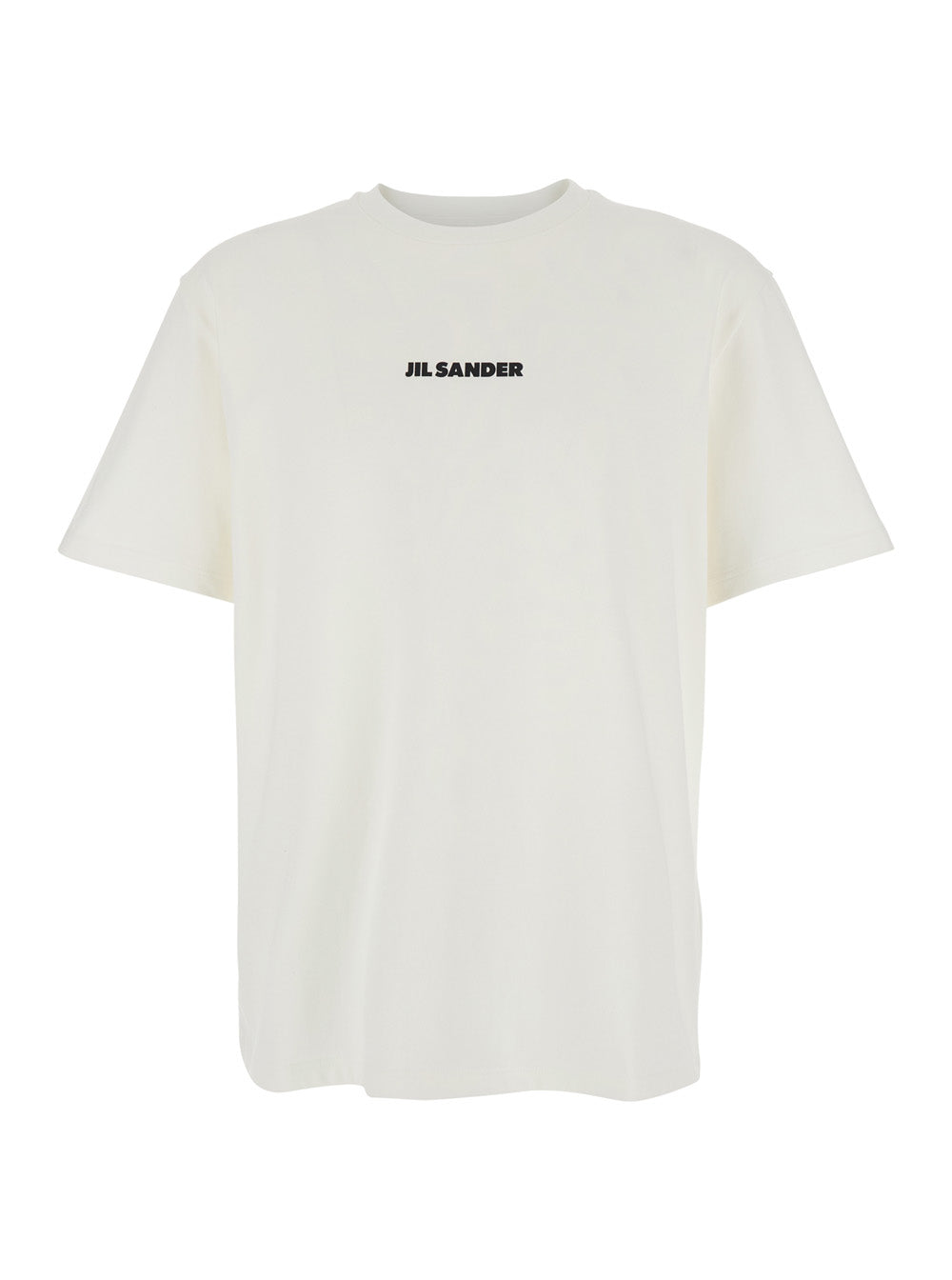 Logo-Embroidered Crew Neck T-Shirt — White