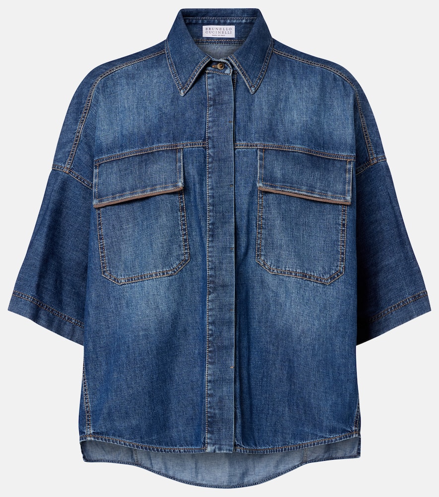 Denim top