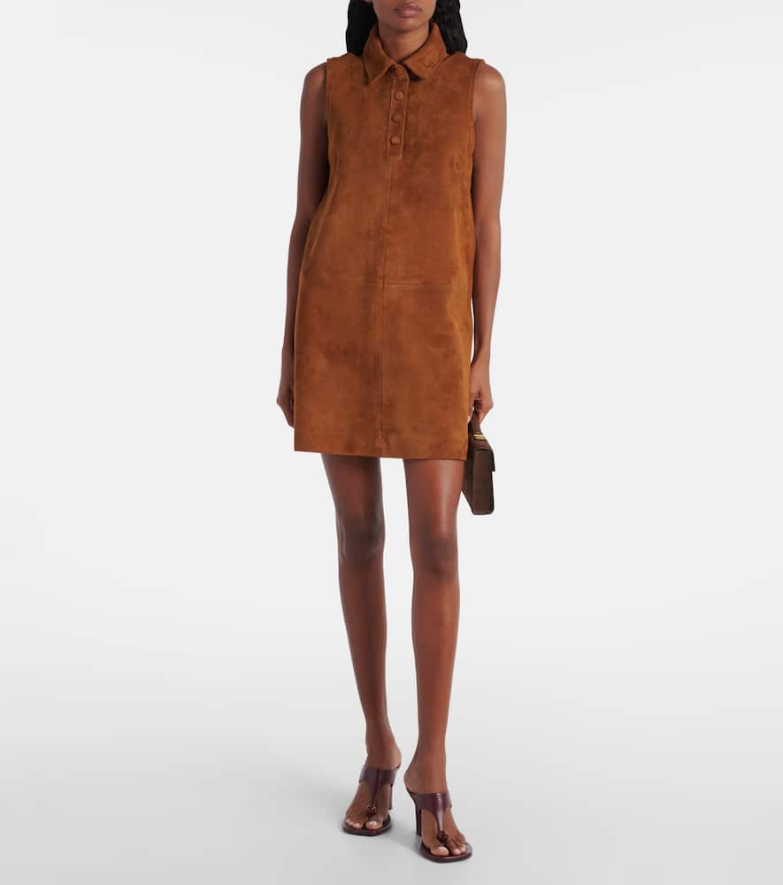 The Suede City suede minidress