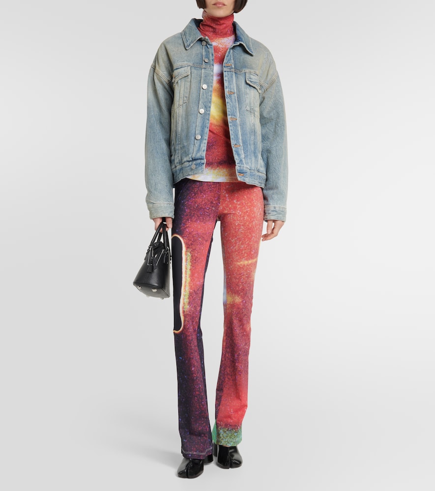 Padded denim jacket