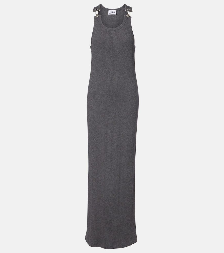Cotton jersey maxi dress