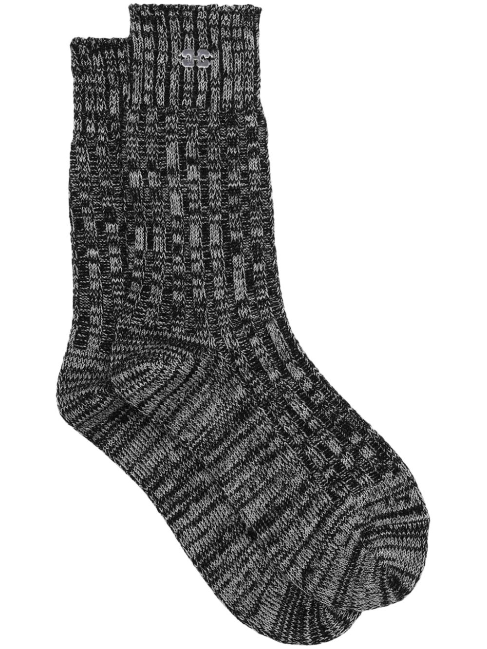 Ribbed socks - Black