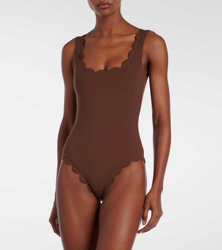 Palm Springs scalloped swimsuit