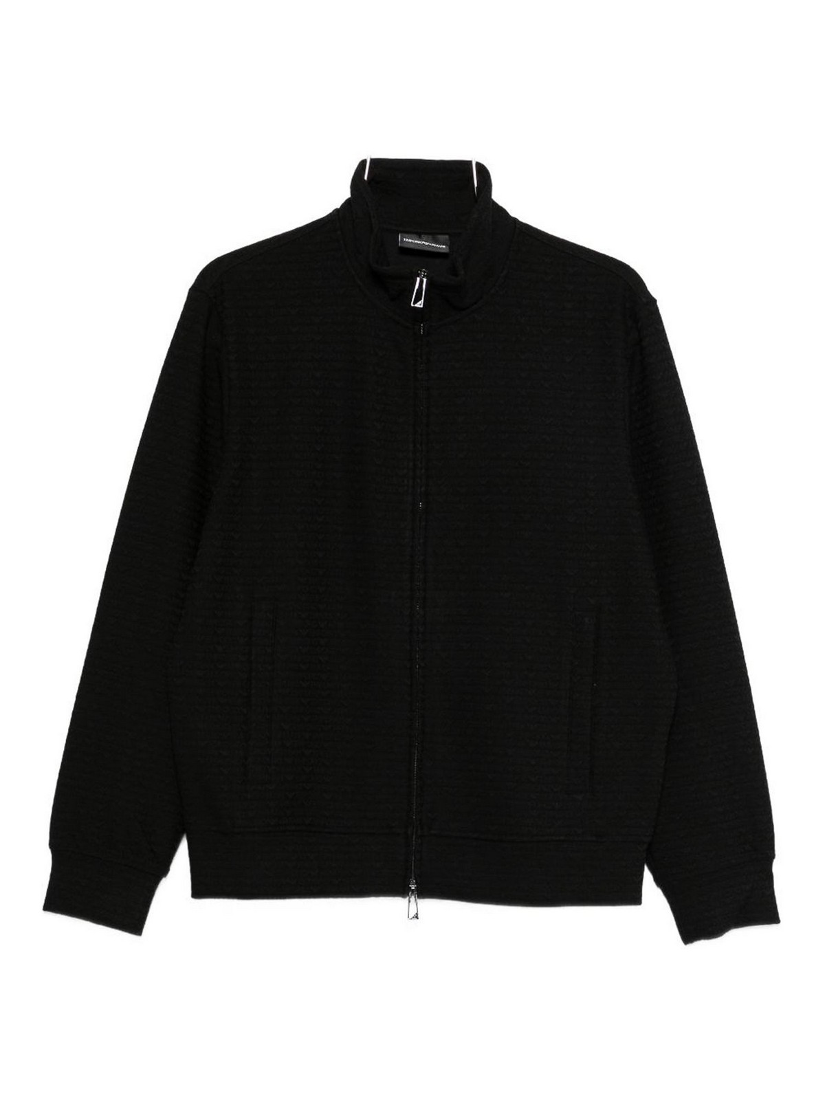 Cotton Blend Zipped Sweatshirt