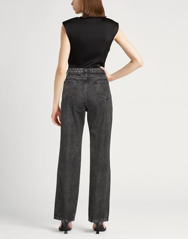 Woman Jeans Black Size 25 Cotton