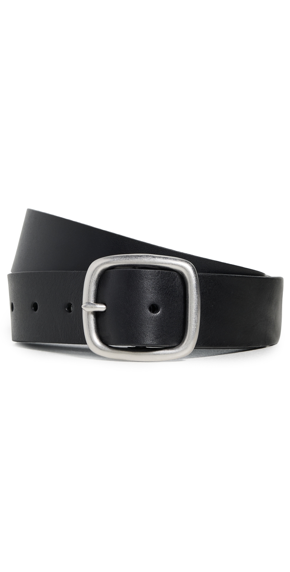 Centerbar Leather Belt True Black