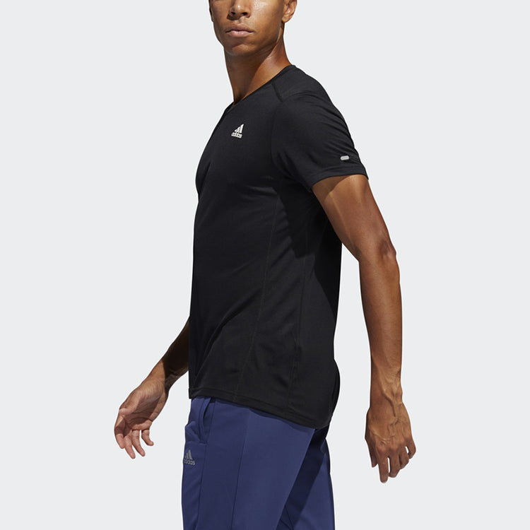 Run It Tee Pb Sports Short Sleeve Black