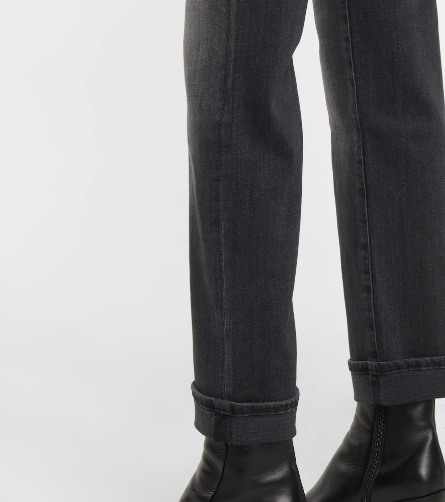 AG Jeans Alexxis high-rise straight jeans