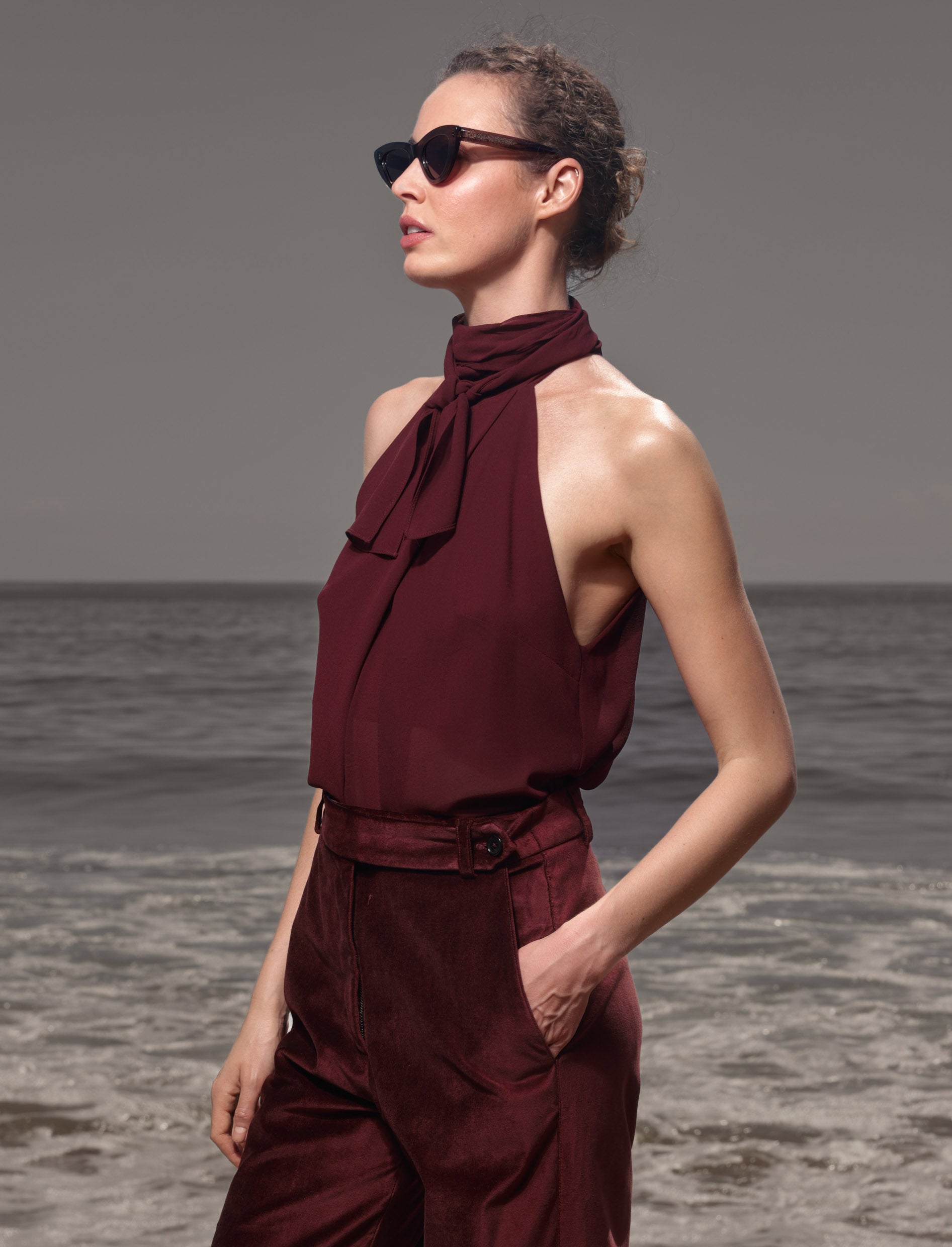 Nysa Top - Burgundy