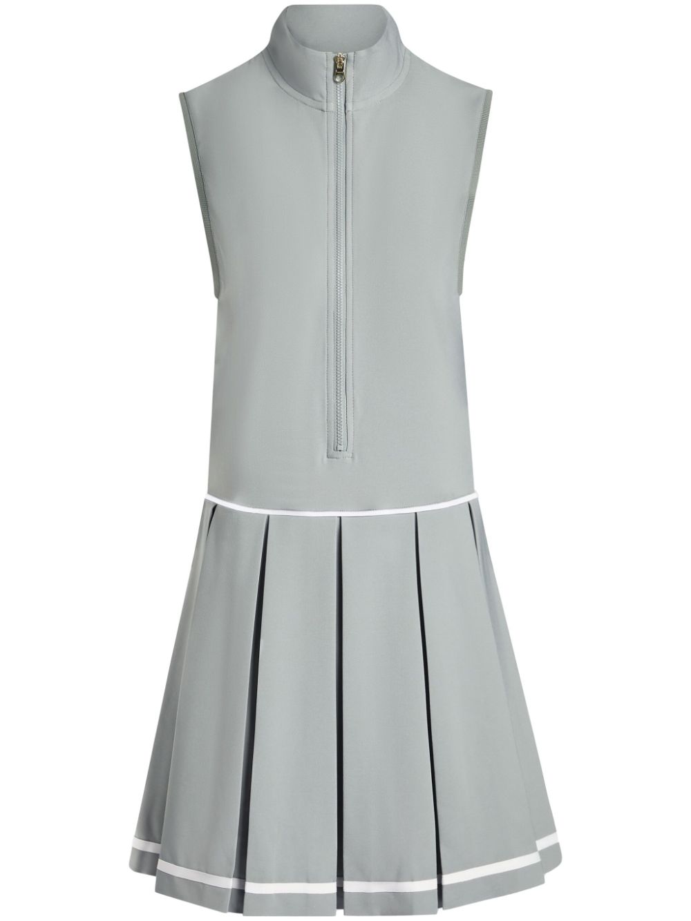 Dalton Court zip-up dress - Grey