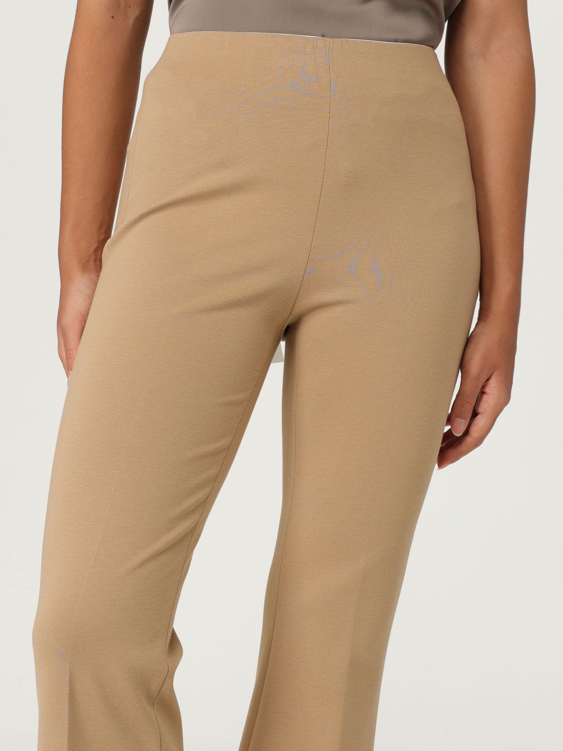 Pants Woman color Beige
