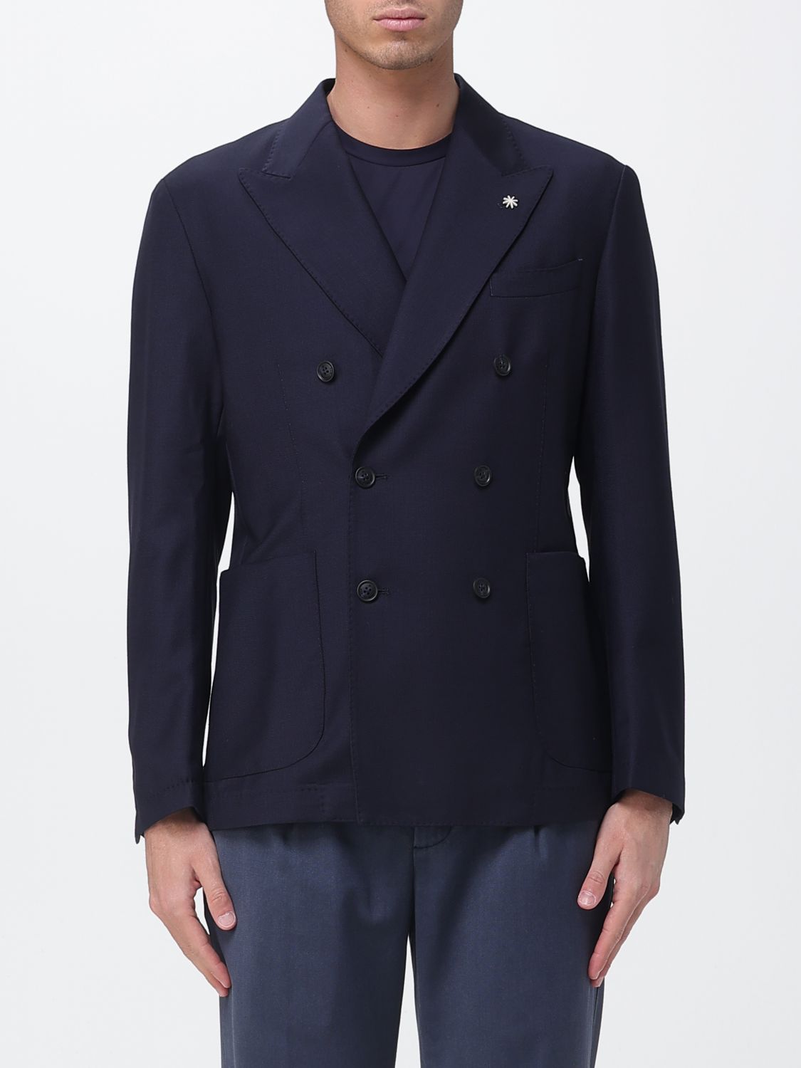 Jacket Men color Blue