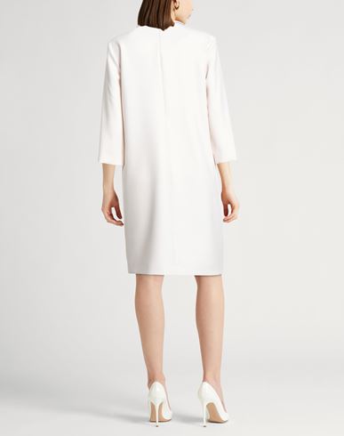 Woman Mini dress Ivory Size 6 Polyester, Viscose, Cotton, Elastane