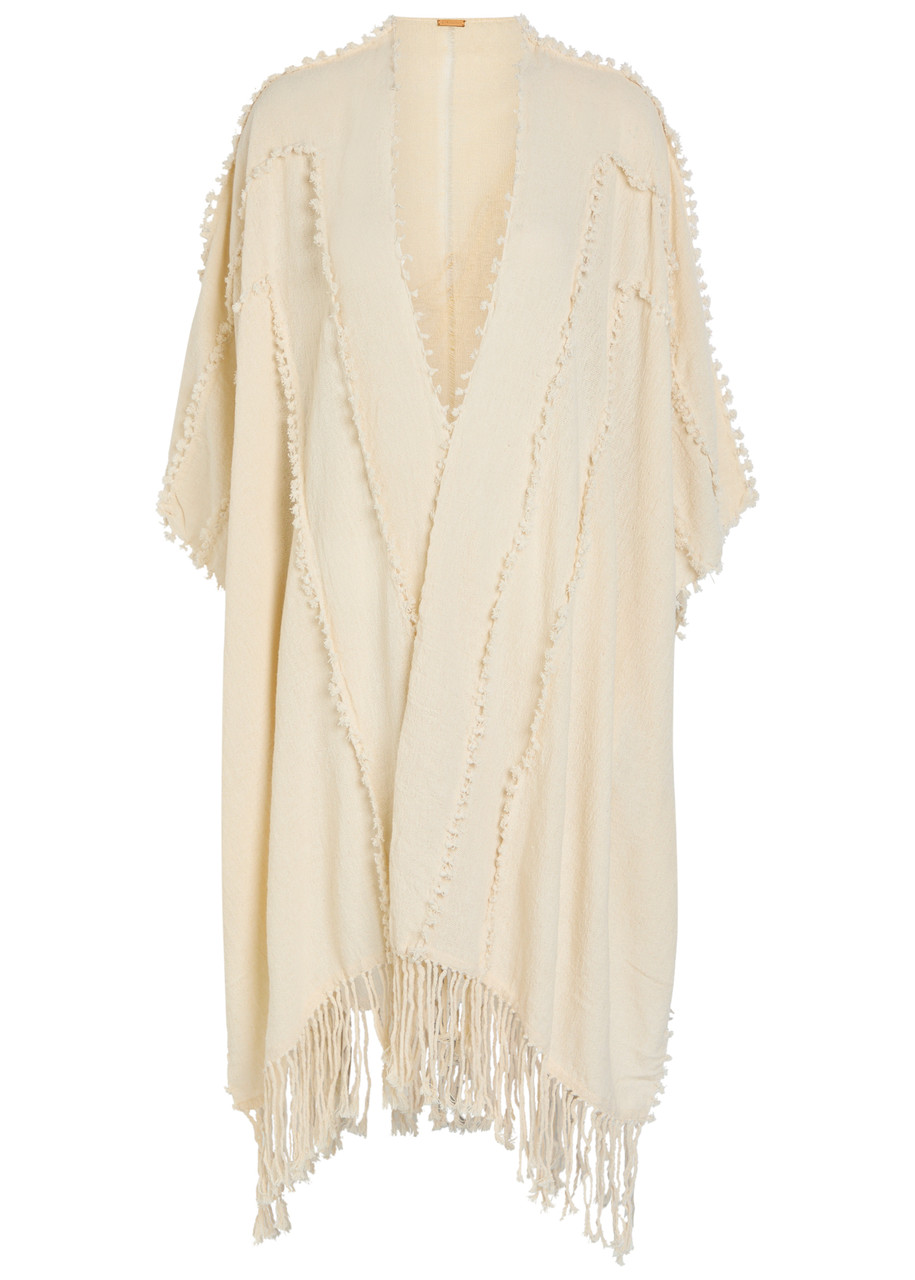Knot Detail Cotton Cape