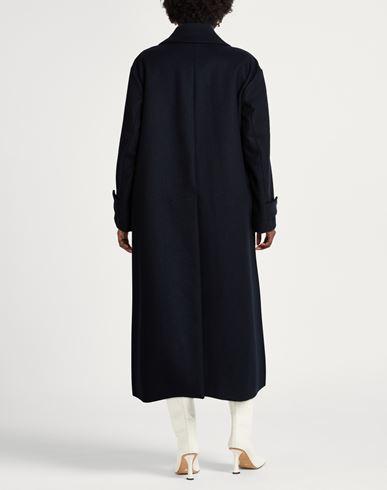 Woman Coat Navy Size 2 Wool, Polyamide