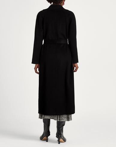 Paltò Fabbrica Woman Coat Black Size 10 Wool