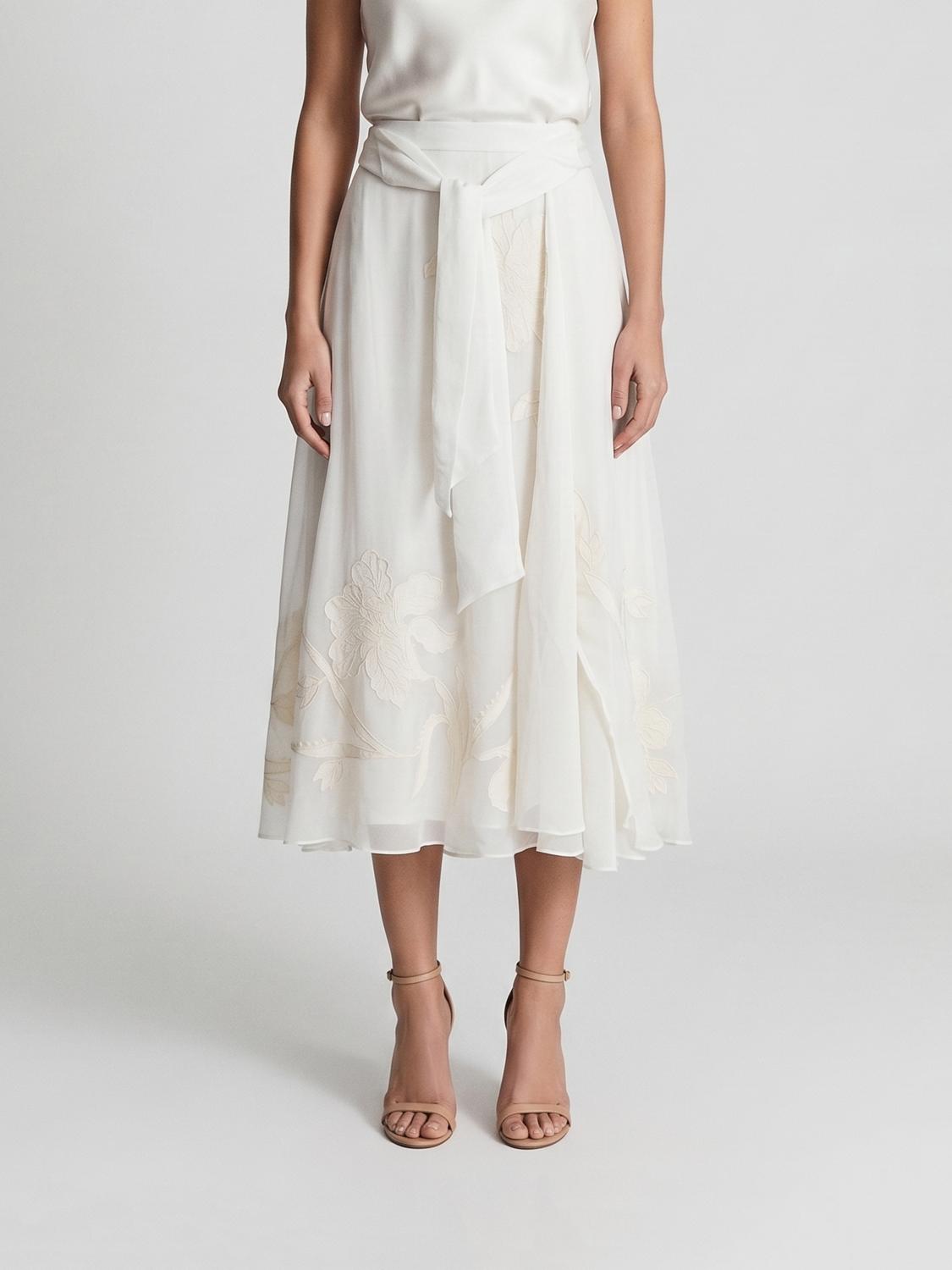 Skirt Woman color Ivory