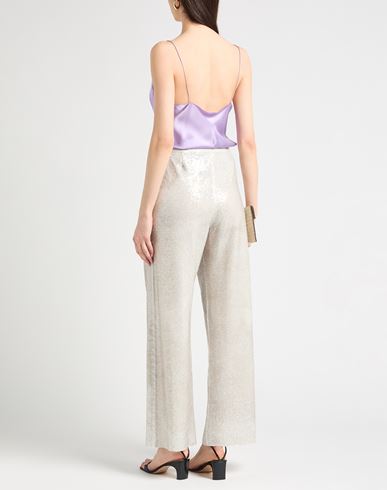 Aviù Woman Pants Ivory Size 10 Polyester