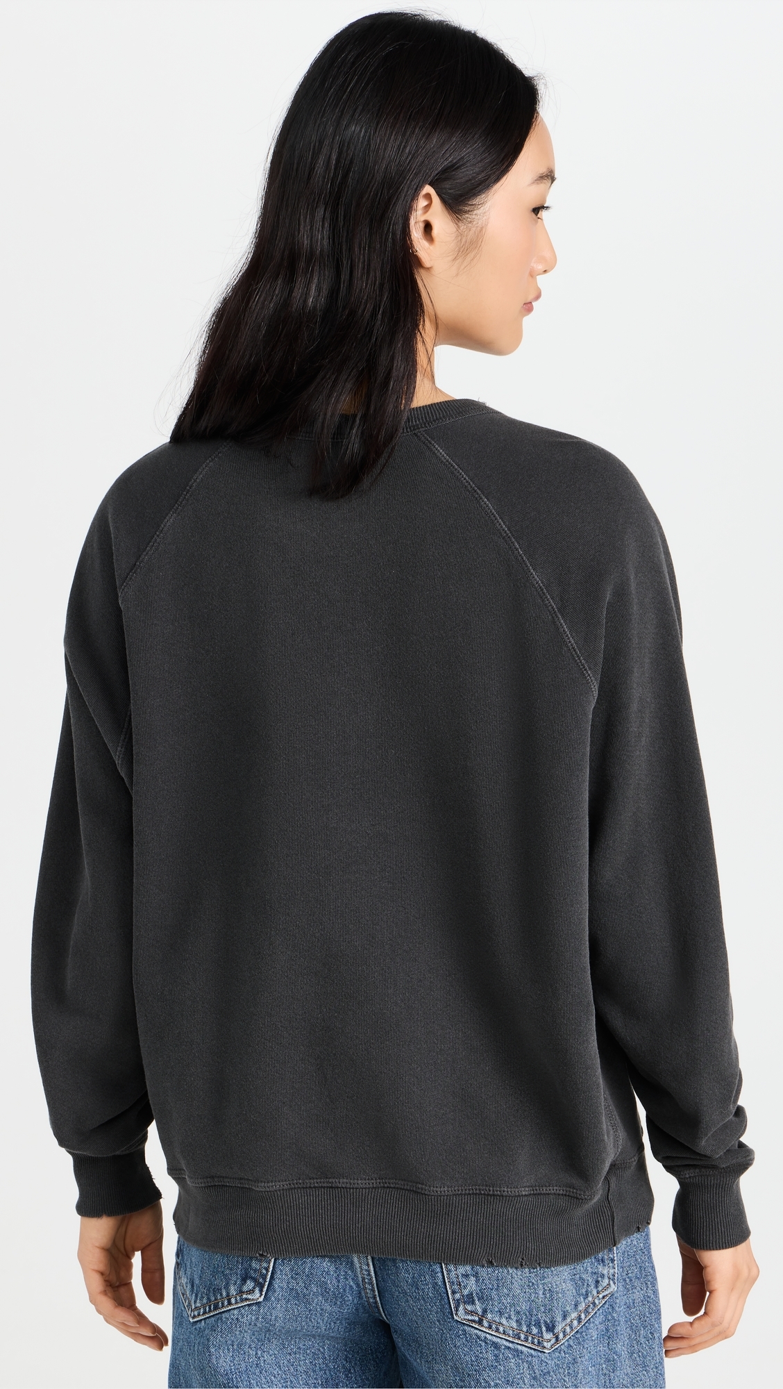 The College Sweatshirt Washed Black